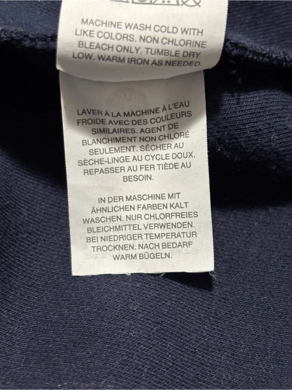 J.Crew Women’s Navy blue Long-Sleeve Top with Tie Cuffs size Small